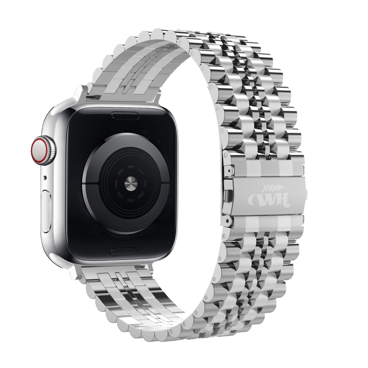 Bracelet acier xoxo Wildhearts Apple Watch (argenté)