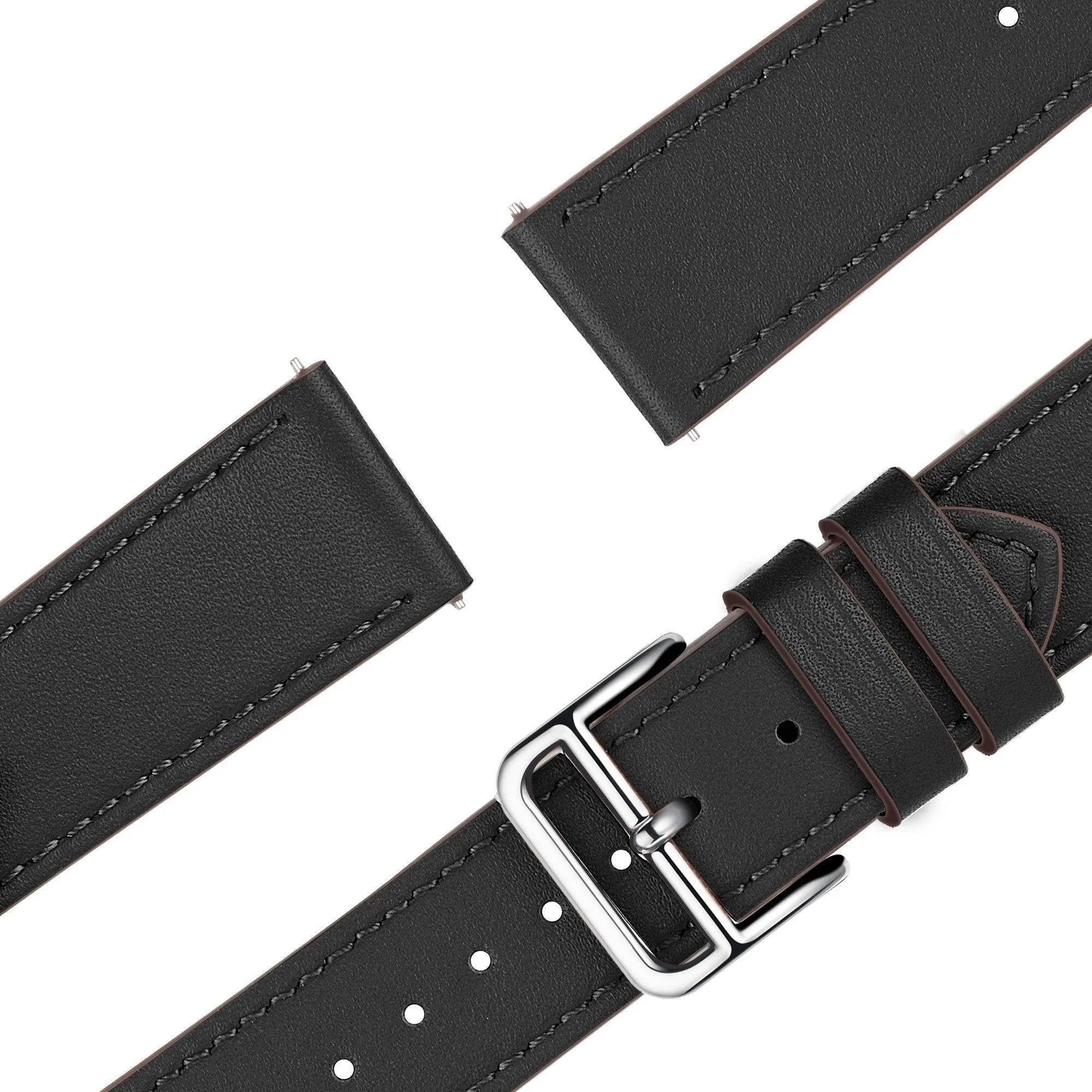 Bandz Bracelet cuir 'Deluxe' Coros Apex 4 - 42mm (noir)