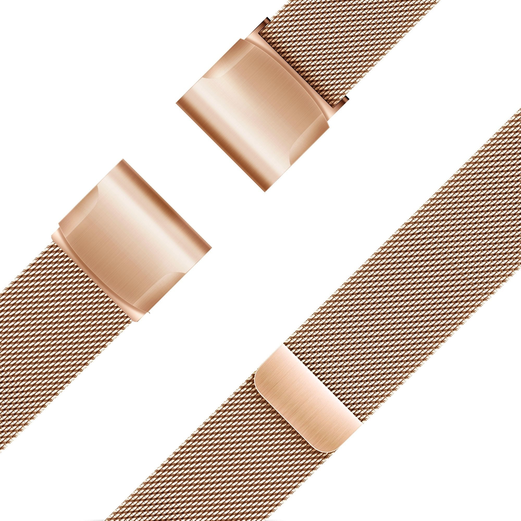 Bandz Garmin Descent Mk2S Milanese Loop Strap (Rose Gold)