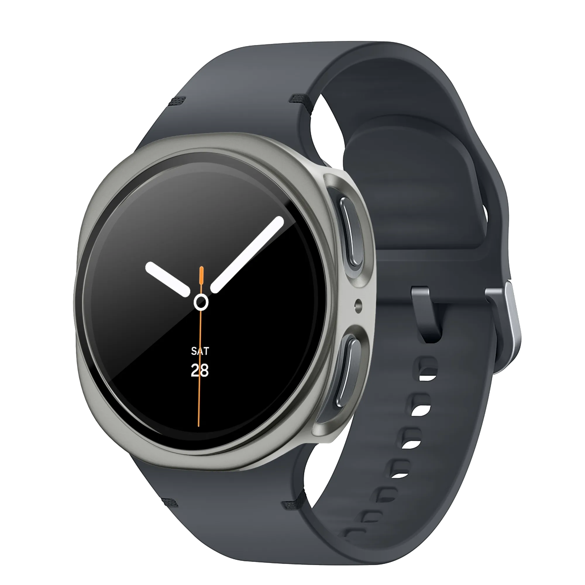 Bandz Coque PC avec verre Samsung Galaxy Watch 8 - 44mm (titane doré)