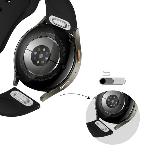 Bandz Bracelet sport 'Easy Fit' Oppo Watch X2 (noir)