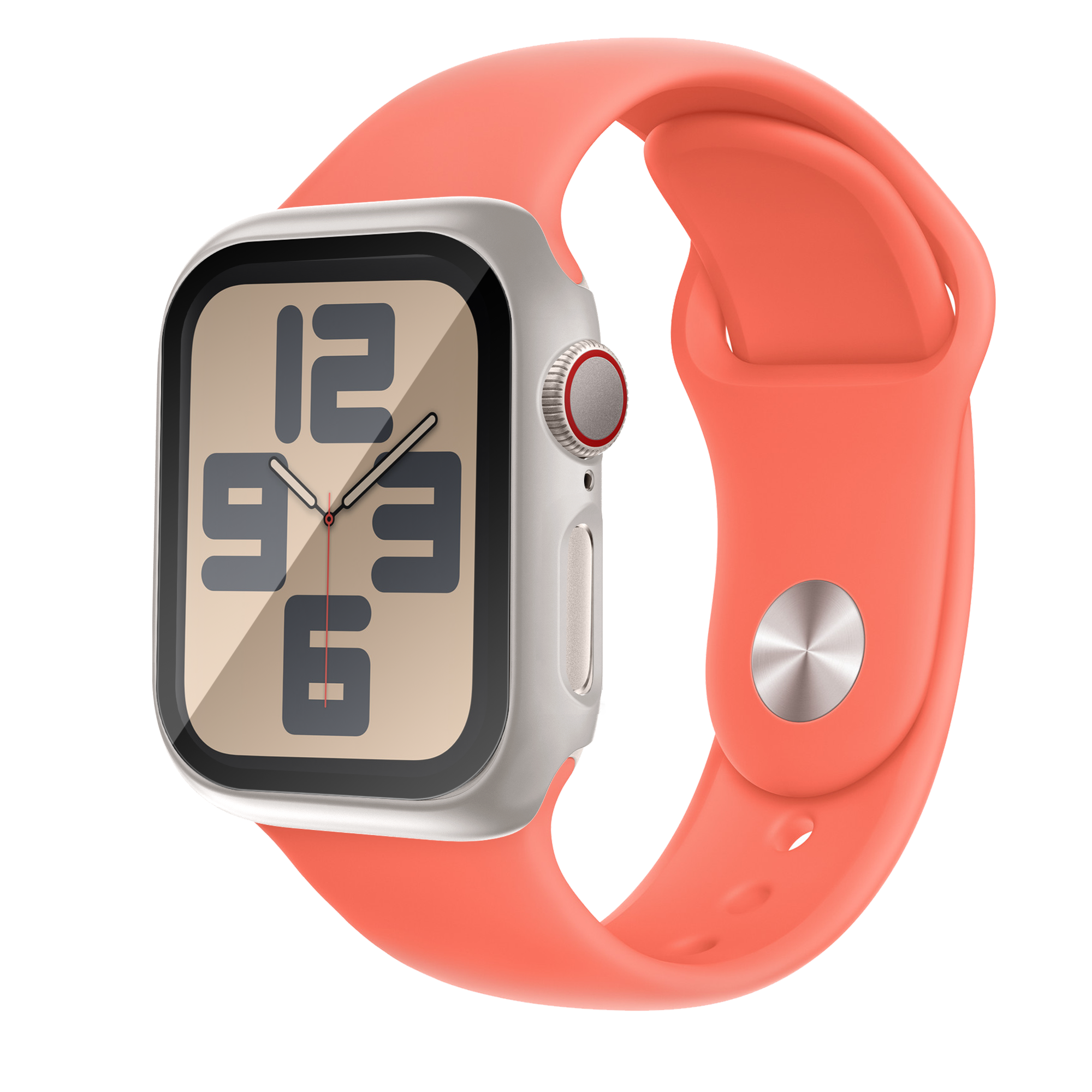 Bandz Apple Watch 10 - 46mm PC Case with Glass (Titanium)