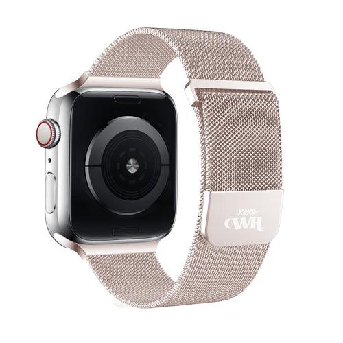 Bracelet milanais xoxo Wildhearts Apple Watch (rose/doré)