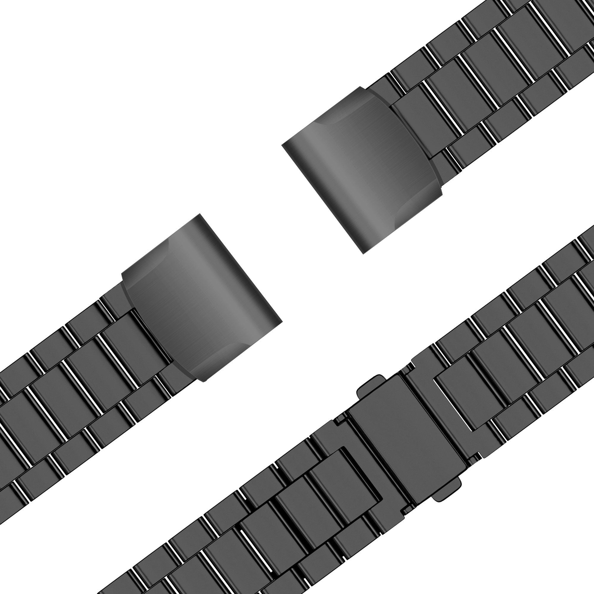 Bandz Bracelet acier 'Classic' Garmin Forerunner 935 (noir)