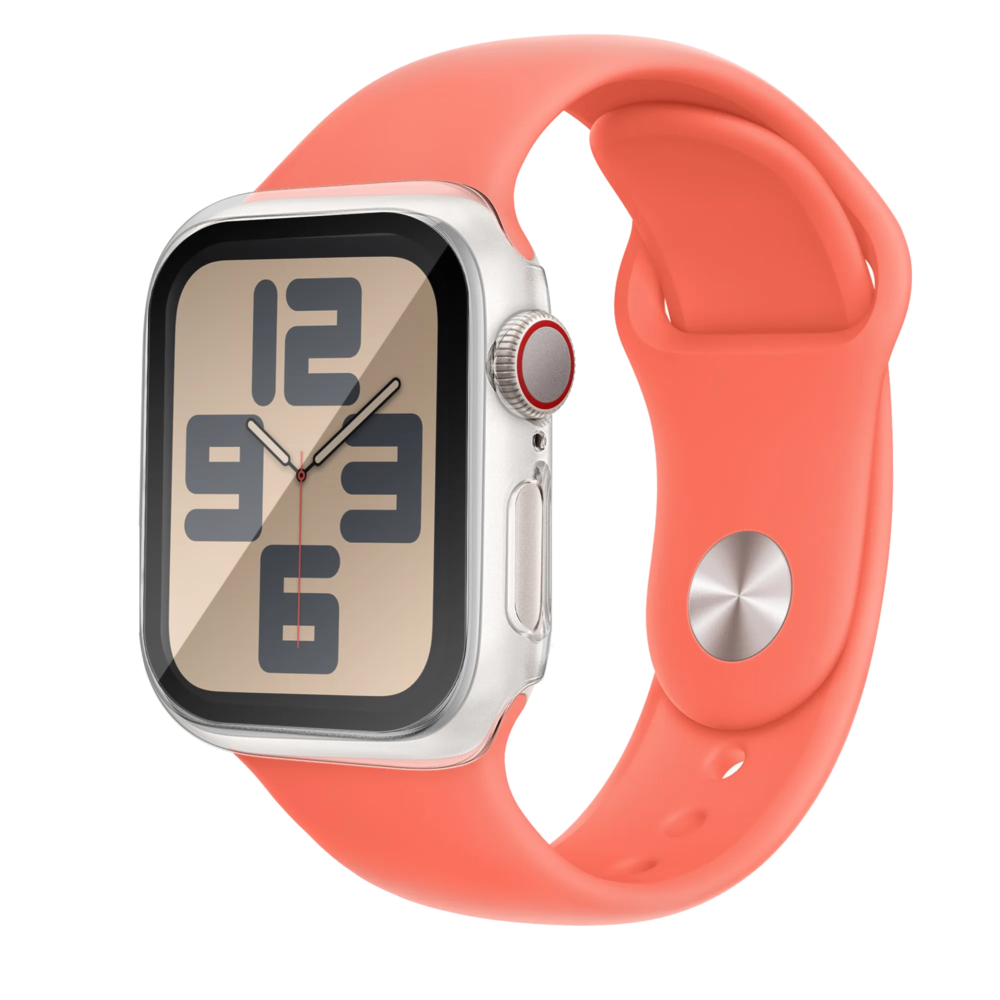 Bandz Coque PC avec verre Apple Watch 10/11 (transparent)