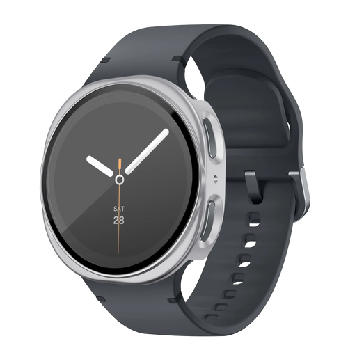 Bandz Coque PC avec verre Samsung Galaxy Watch 8 - 44mm (argent)