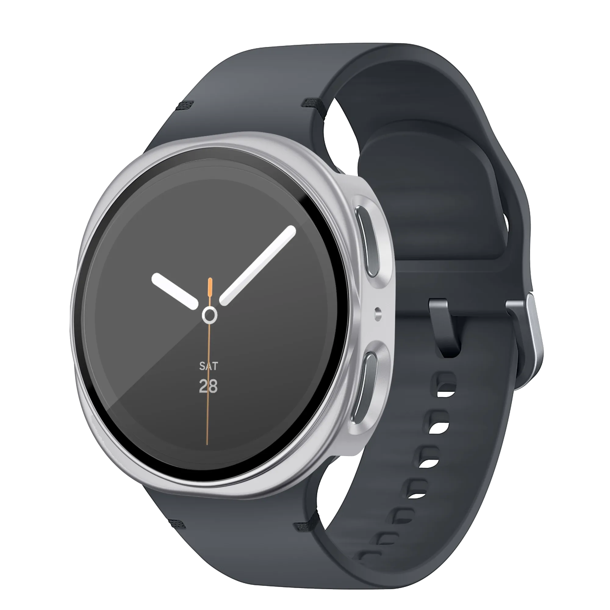 Bandz Coque PC avec verre Samsung Galaxy Watch 8 - 44mm (argent)
