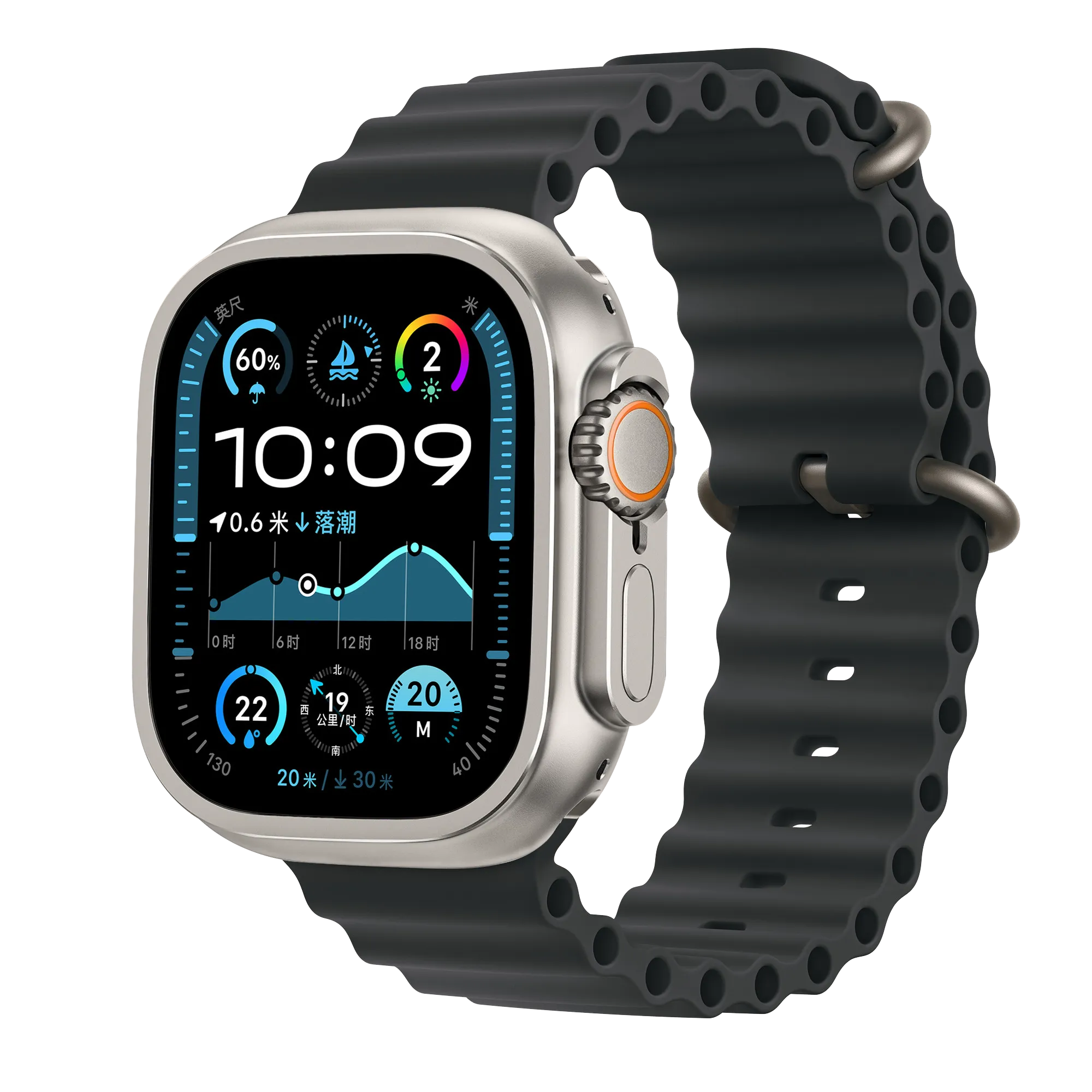 Bandz Apple Watch Ultra - 49mm Metal Case (Titanium)