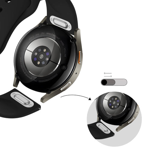 Bandz Bracelet sport 'Easy Fit' rougemi Watch 5 Lite (noir)