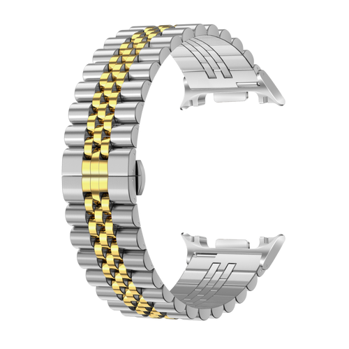 Samsung Galaxy Watch 8 - 40mm Jubilee Steel Strap (Silver/Gold)