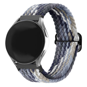 Amazfit Bip 3 (Pro) Adjustable Braided Strap (Black/White)