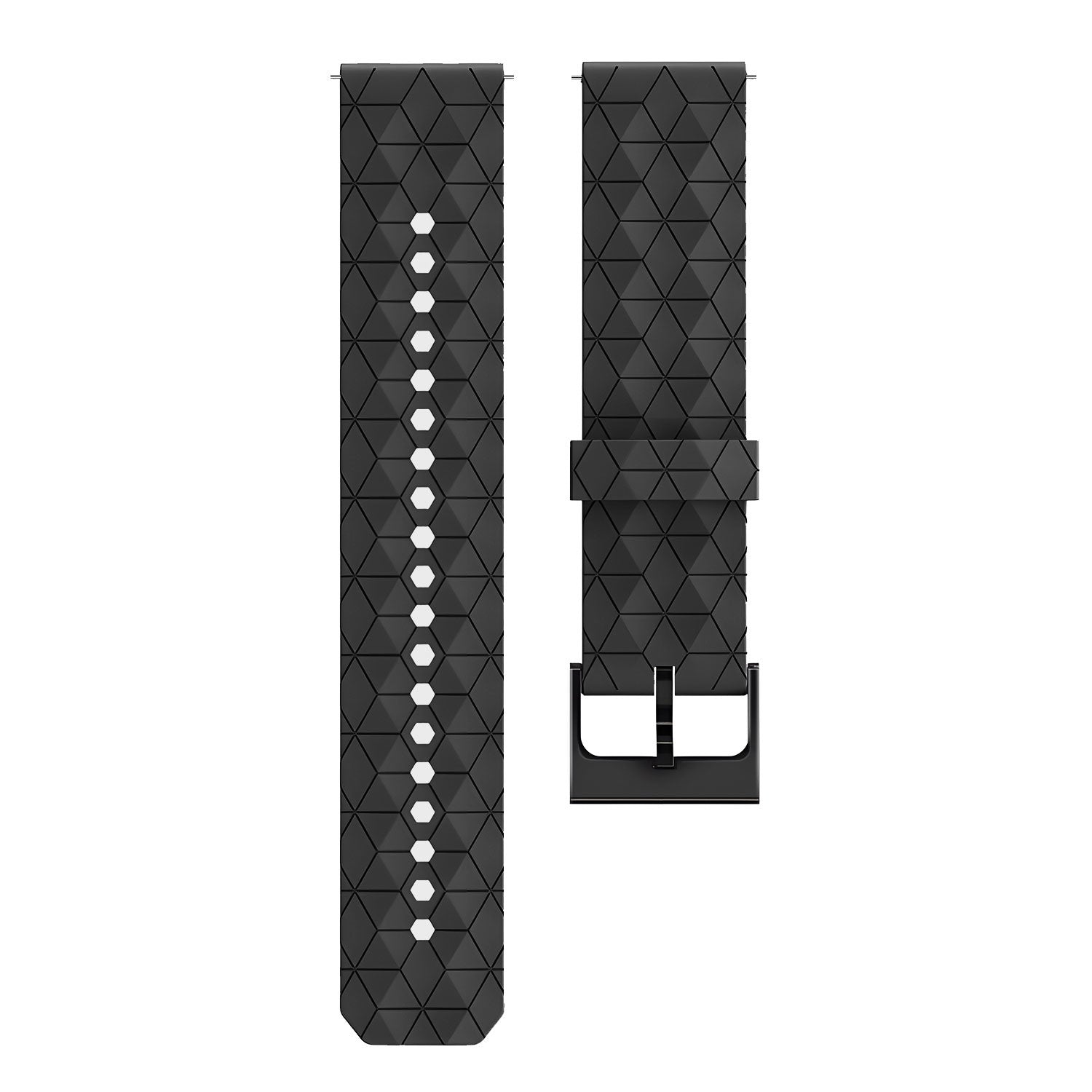 Bracelet silicone 'Hexa' Coros Apex 2 Pro (noir)