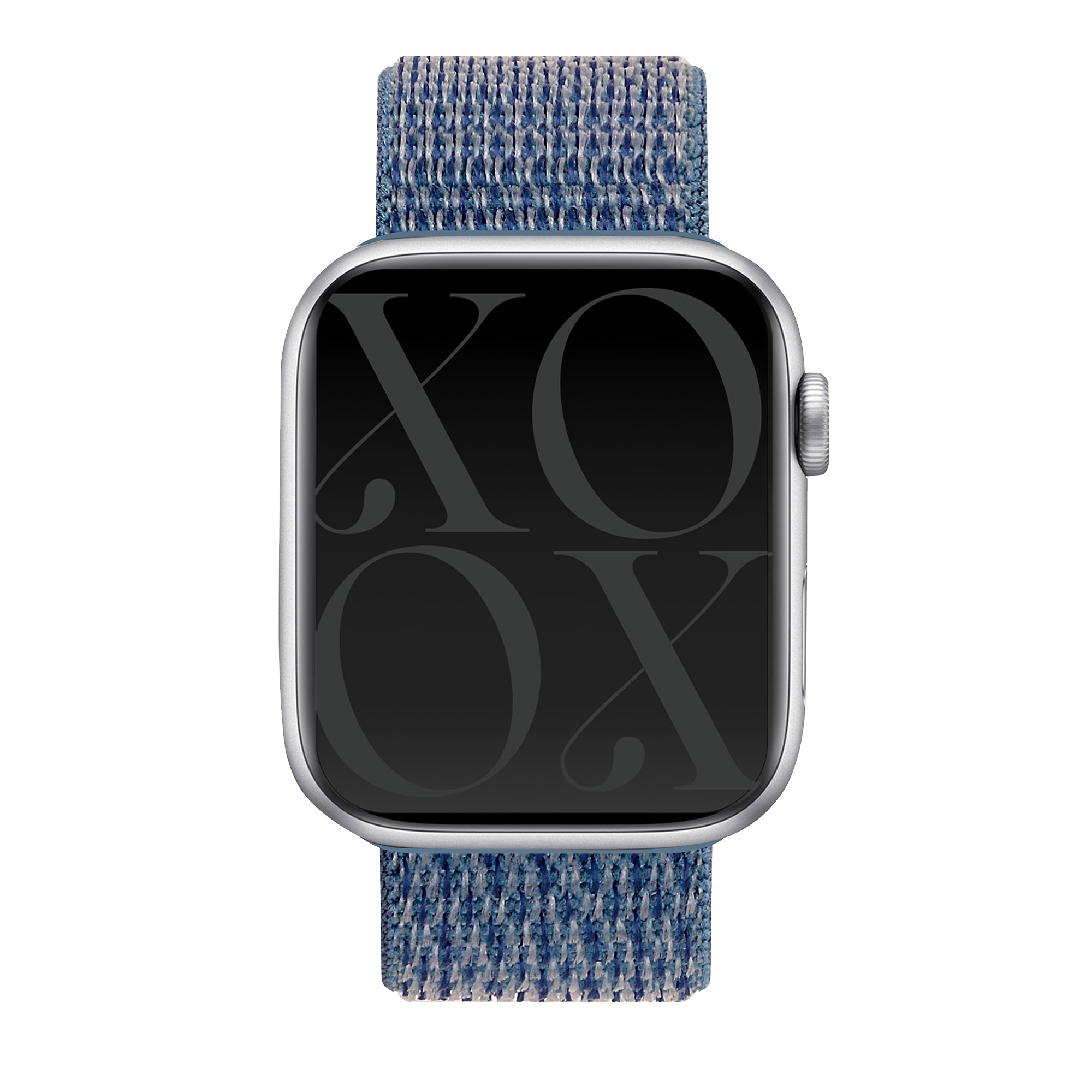 Bracelet nylon xoxo Wildhearts Apple Watch (bleu)