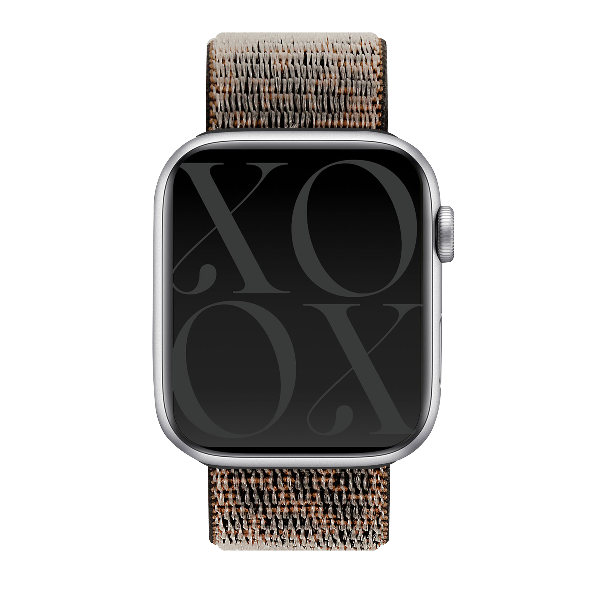 Bracelet nylon xoxo Wildhearts Apple Watch (noir léopard)