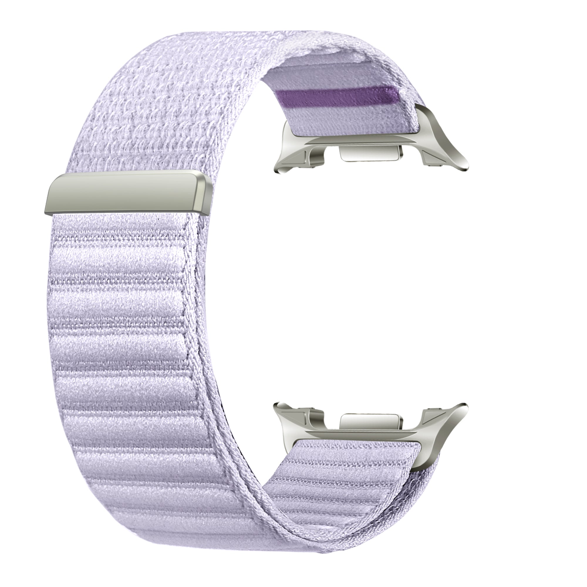 Bracelet nylon Wave Samsung Galaxy Watch 8 - 40mm (violet clair)