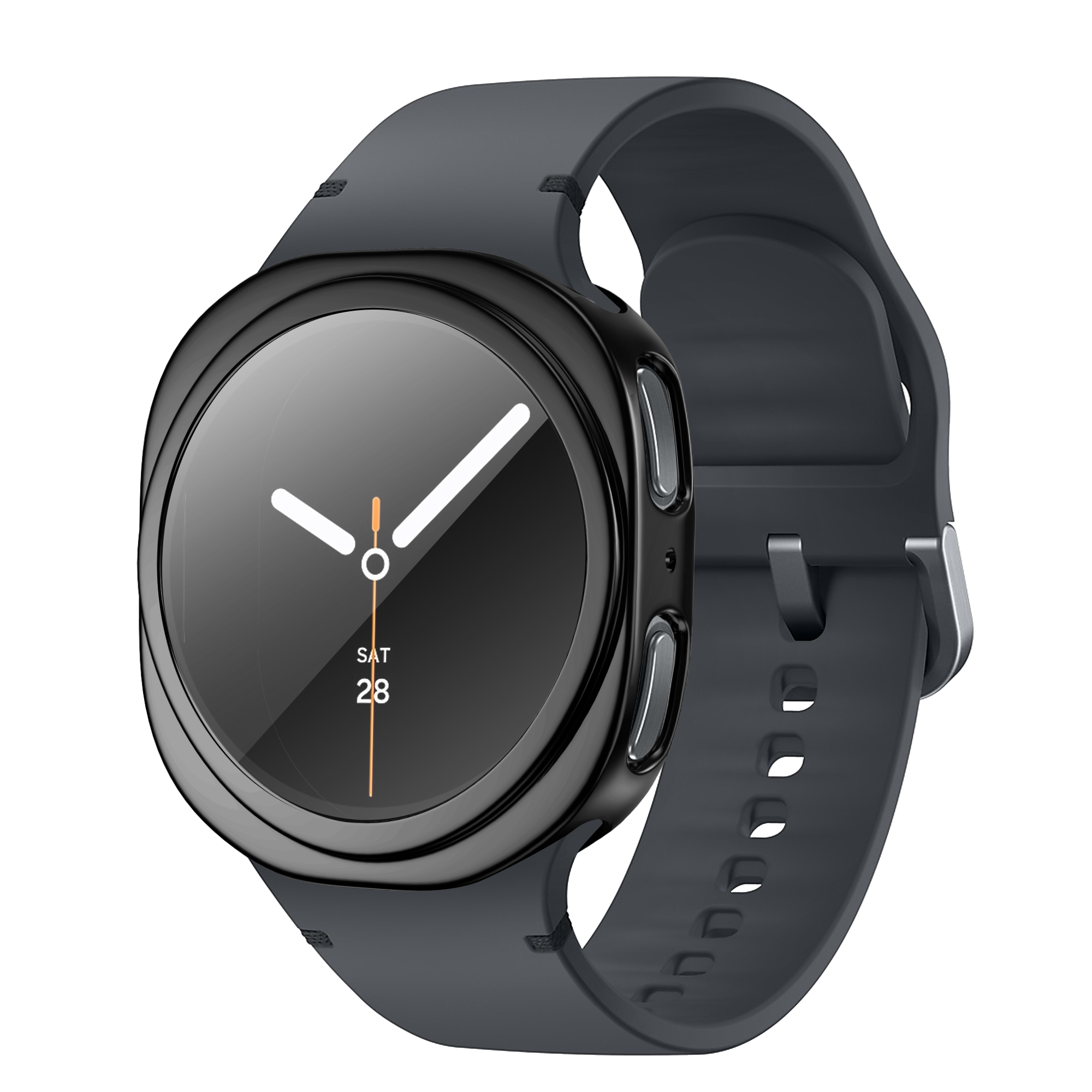 Bandz Coque TPU Samsung Galaxy Watch 8 - 44mm (noir)