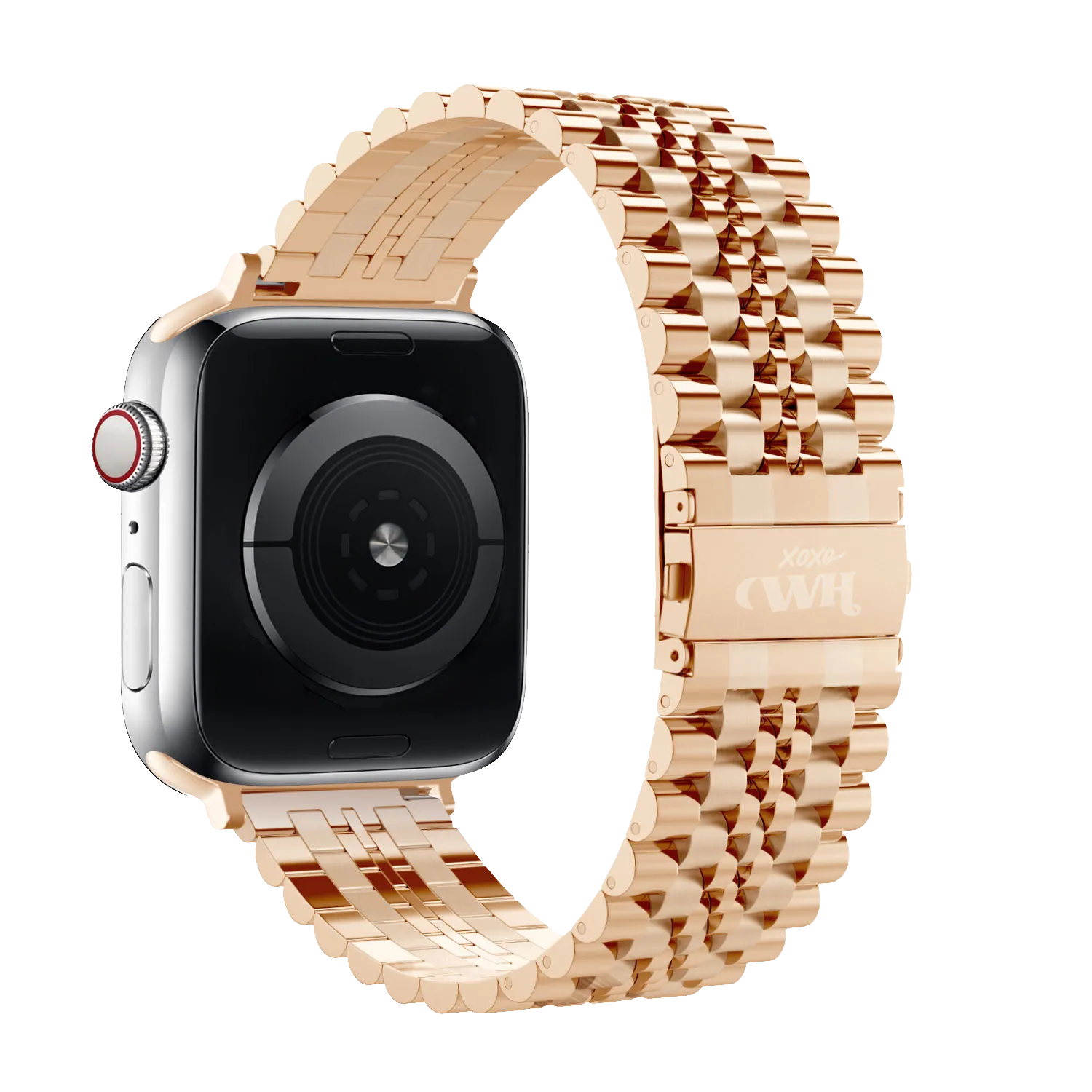 Bracelet acier xoxo Wildhearts Apple Watch (rose/doré)