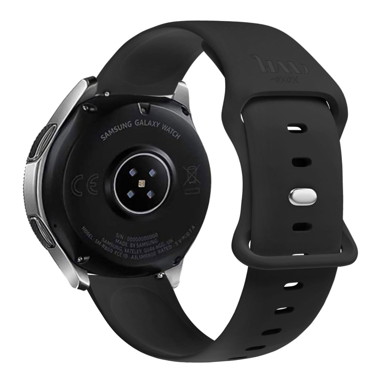 Bracelet silicone xoxo Wildhearts Xiaomi Watch S1 (noir)