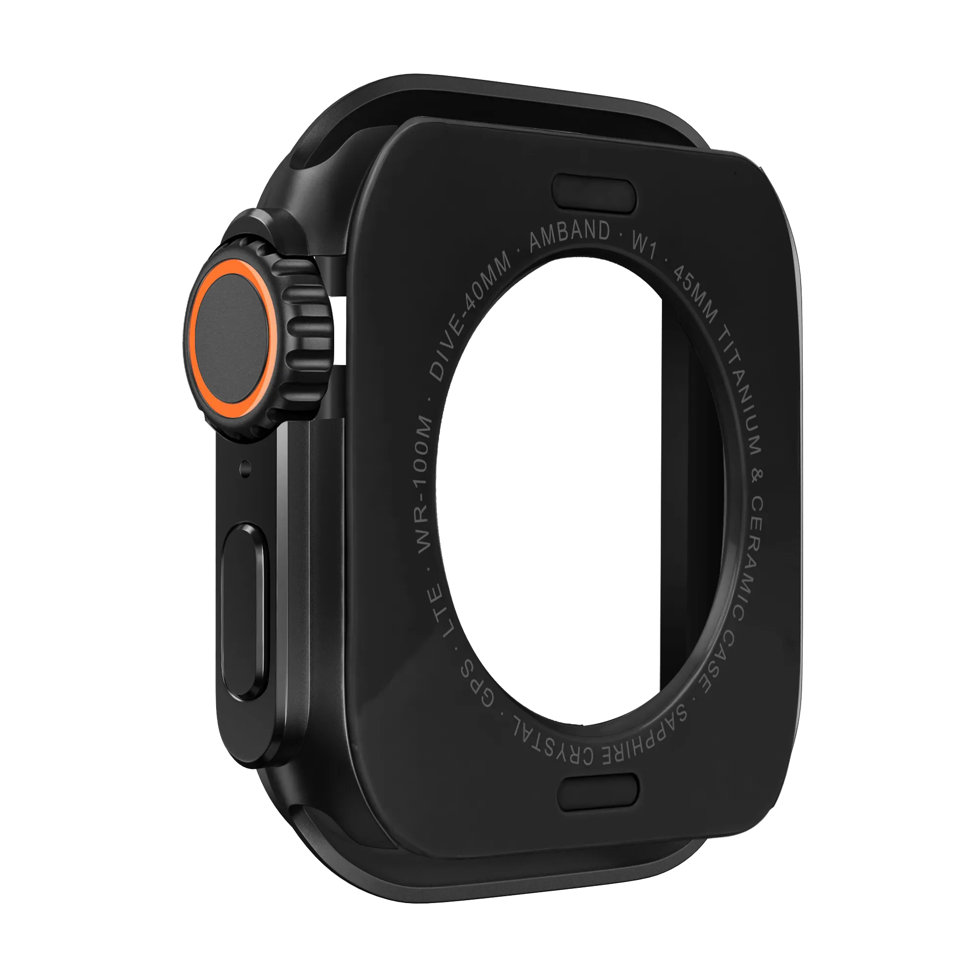 Bandz Coque métallique Apple Watch (noir)