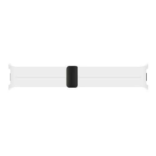 Bracelet silicone avec boucle Samsung Galaxy Watch 8 - 40mm (blanc)