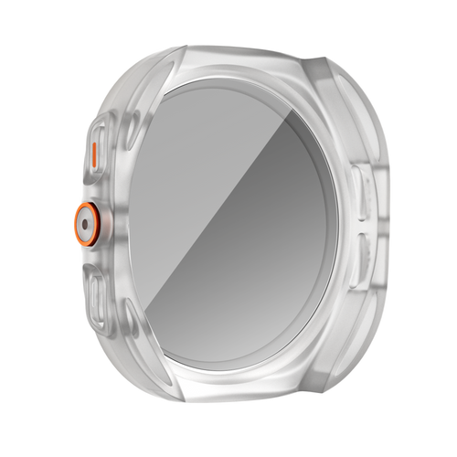 Bandz Coque de PC carrée avec verre Samsung Galaxy Watch 7 - 44 mm (escarcha)