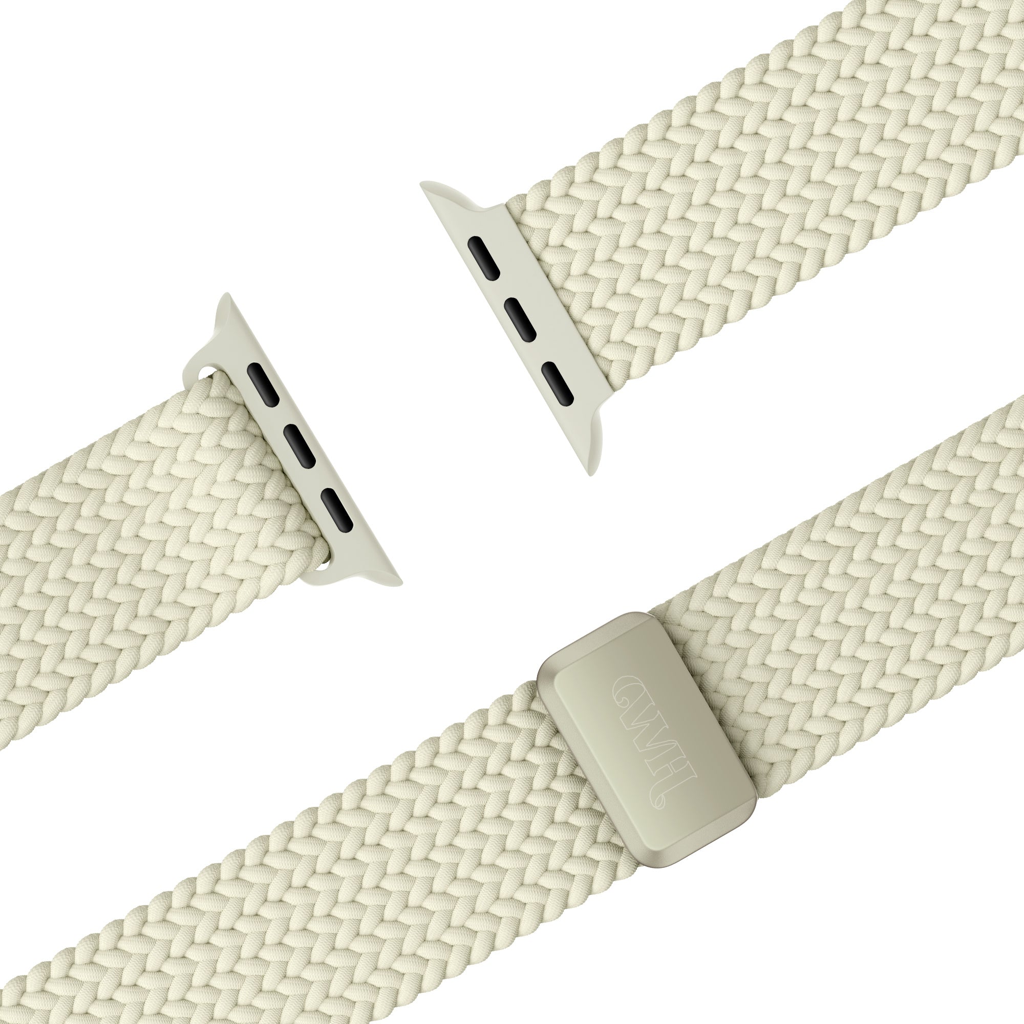 Bracelet tissé xoxo Wildhearts Apple Watch (lumière stellaire)