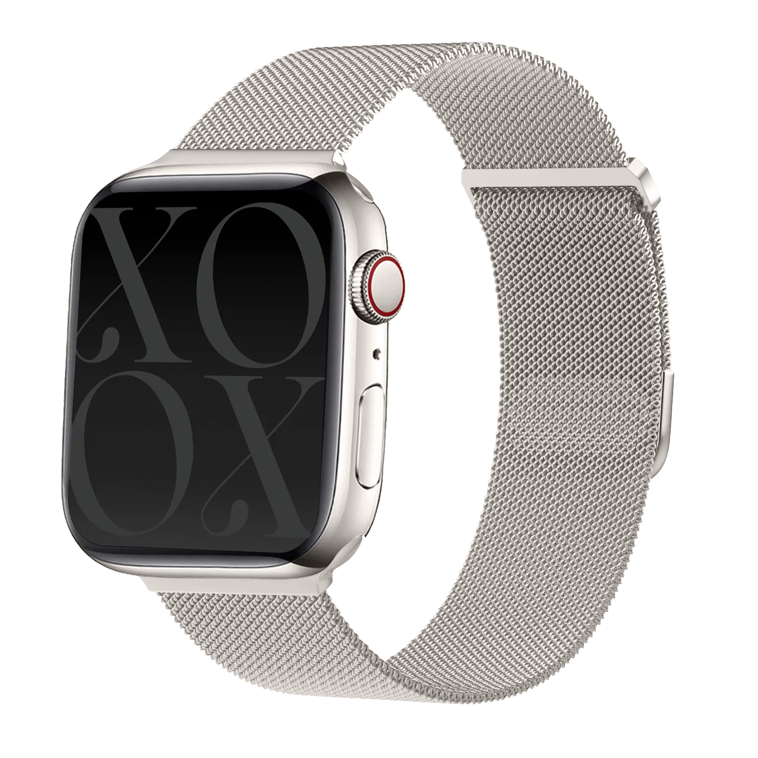 Bracelet milanais xoxo Wildhearts Apple Watch (lumière stellaire)
