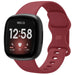 Bracelet silicone classique Fitbit Versa 4 (vin rouge)