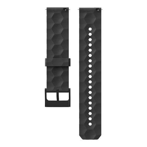 OnePlus Watch 3 Silicone Hexa Strap (Black)