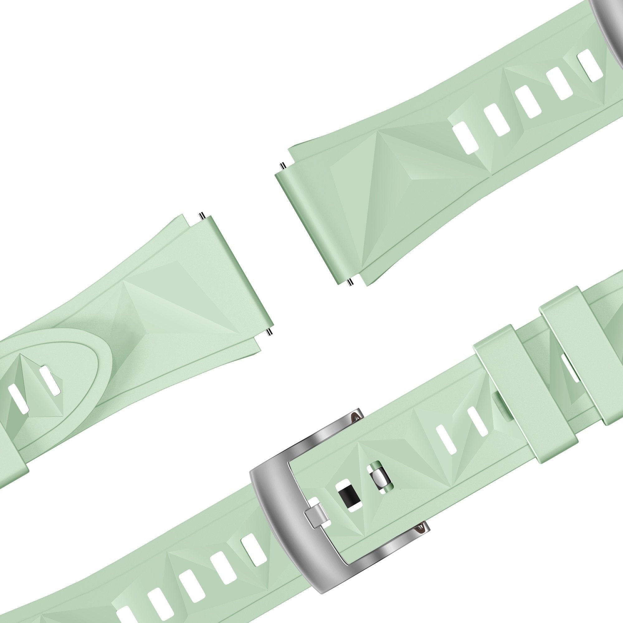 Bandz OnePlus Watch 3 - 43mm Silicone Strap 'Easy Fit' (Light Green)