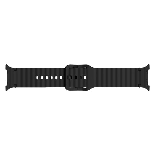 Samsung Galaxy Watch 8 - 40mm Wave Silicone Strap (Black)