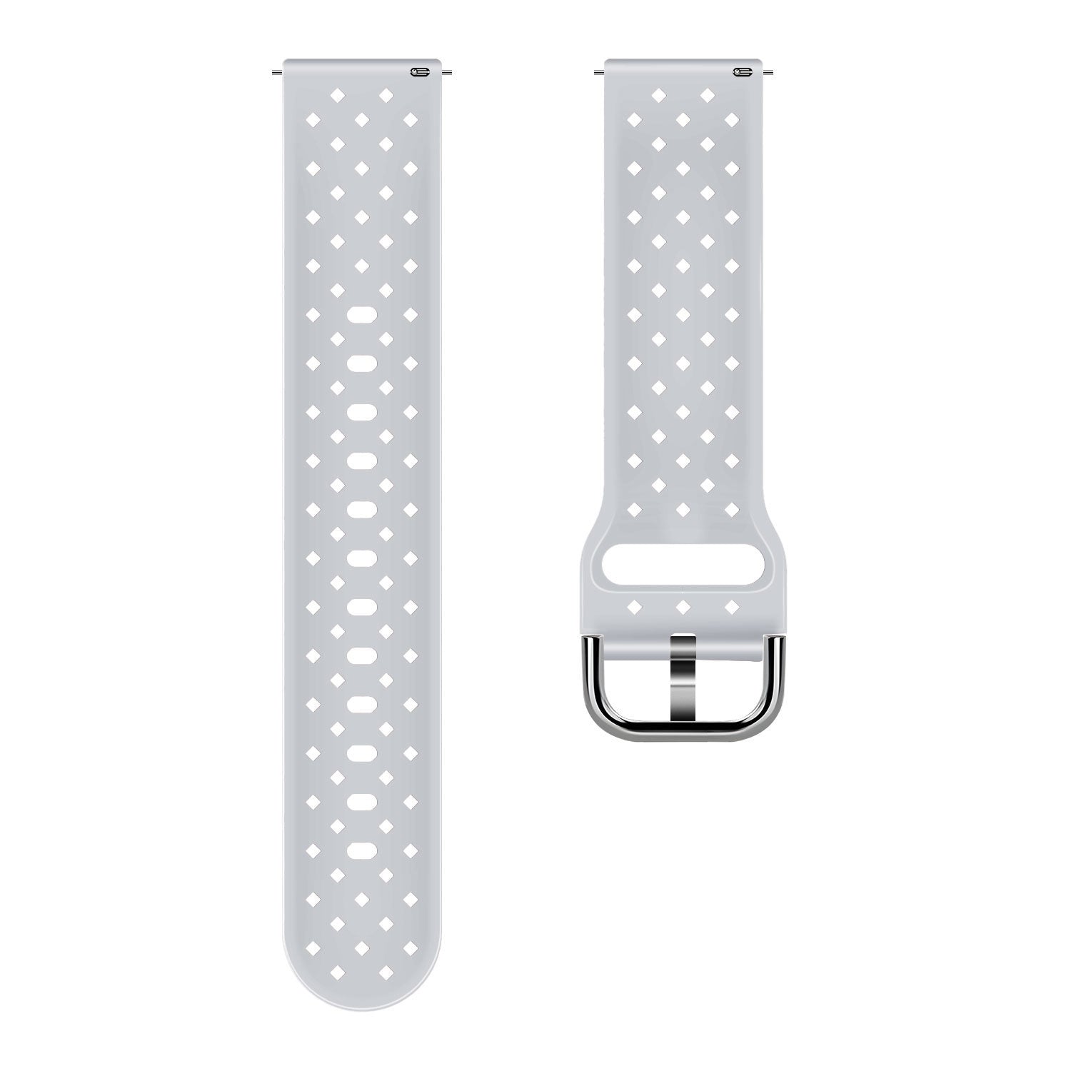 Bracelet silicone tressé Withings Steel HR Sport (gris)