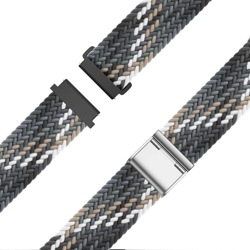 Bandz Bracelet nylon tissé Garmin Approach J1 (noir mandala)