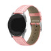 Bracelet cuir motif crocodile Amazfit Active 2 (sable rose)