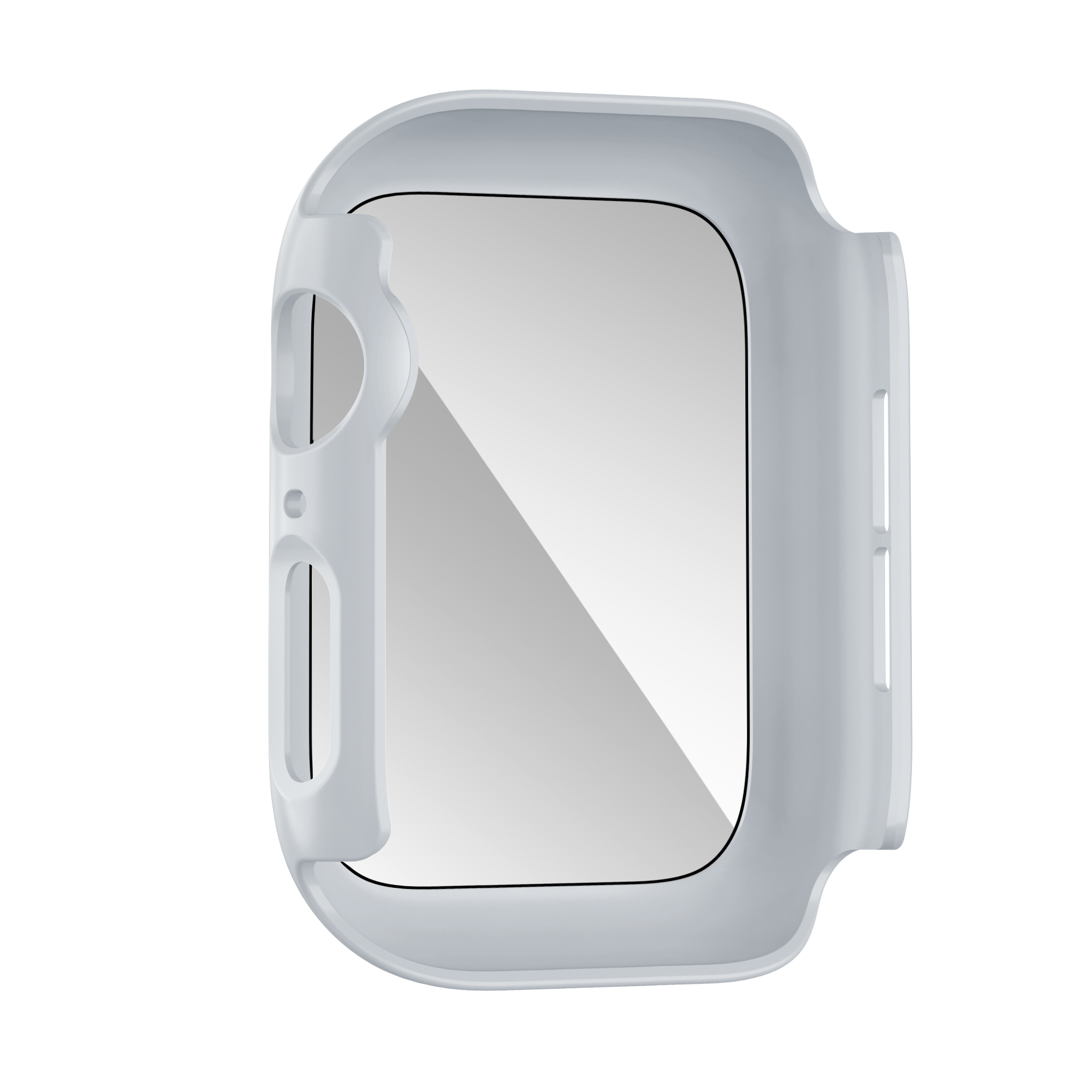 Bandz Coque PC avec verre Apple Watch 10 - 46mm (argenté)