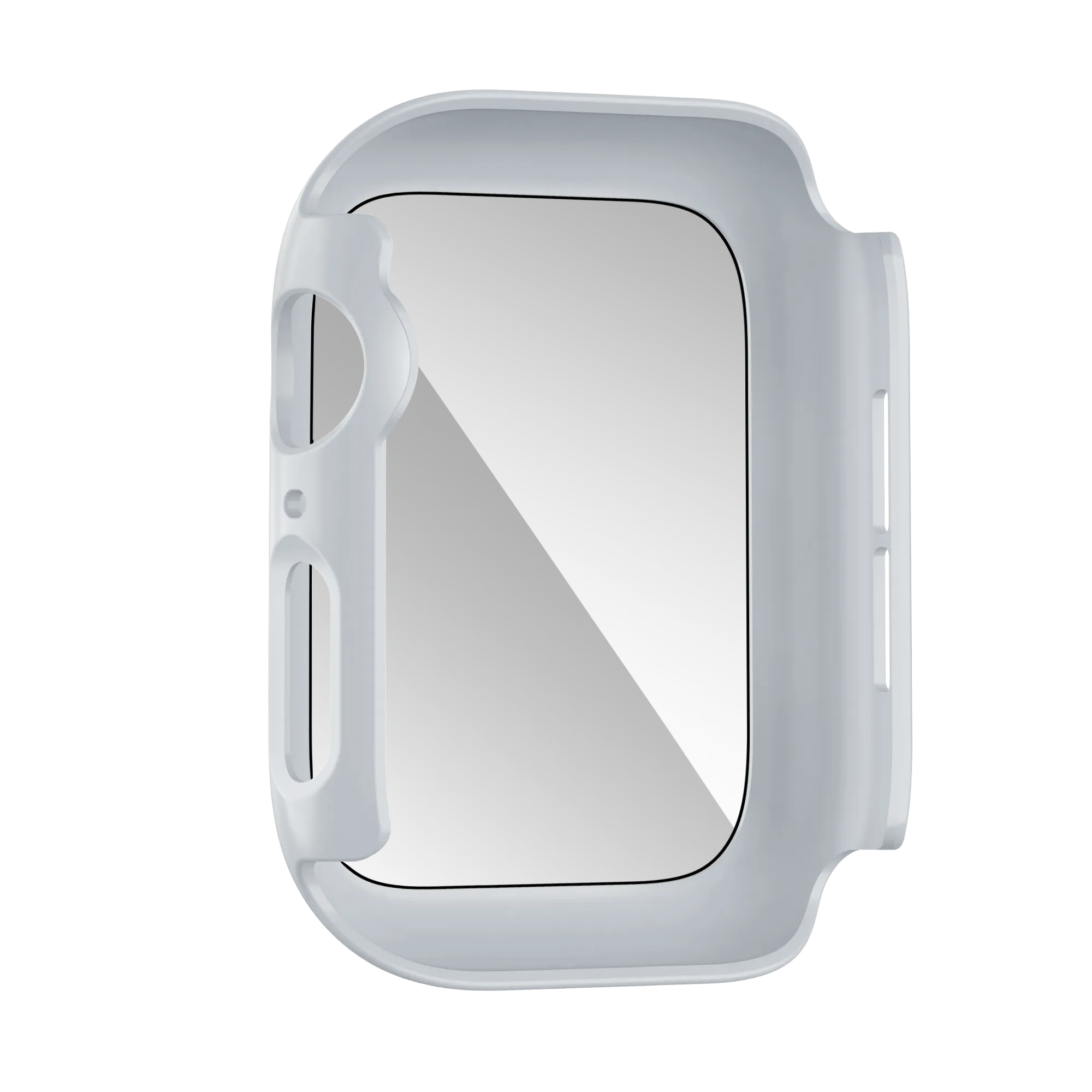 Bandz Coque PC avec verre Apple Watch 10/11 (argenté)