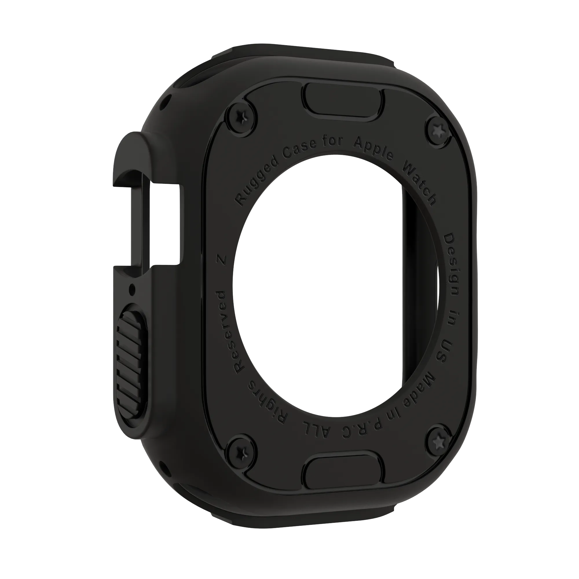 Bandz Coque TPU robuste Apple Watch Ultra - 49mm (noir)