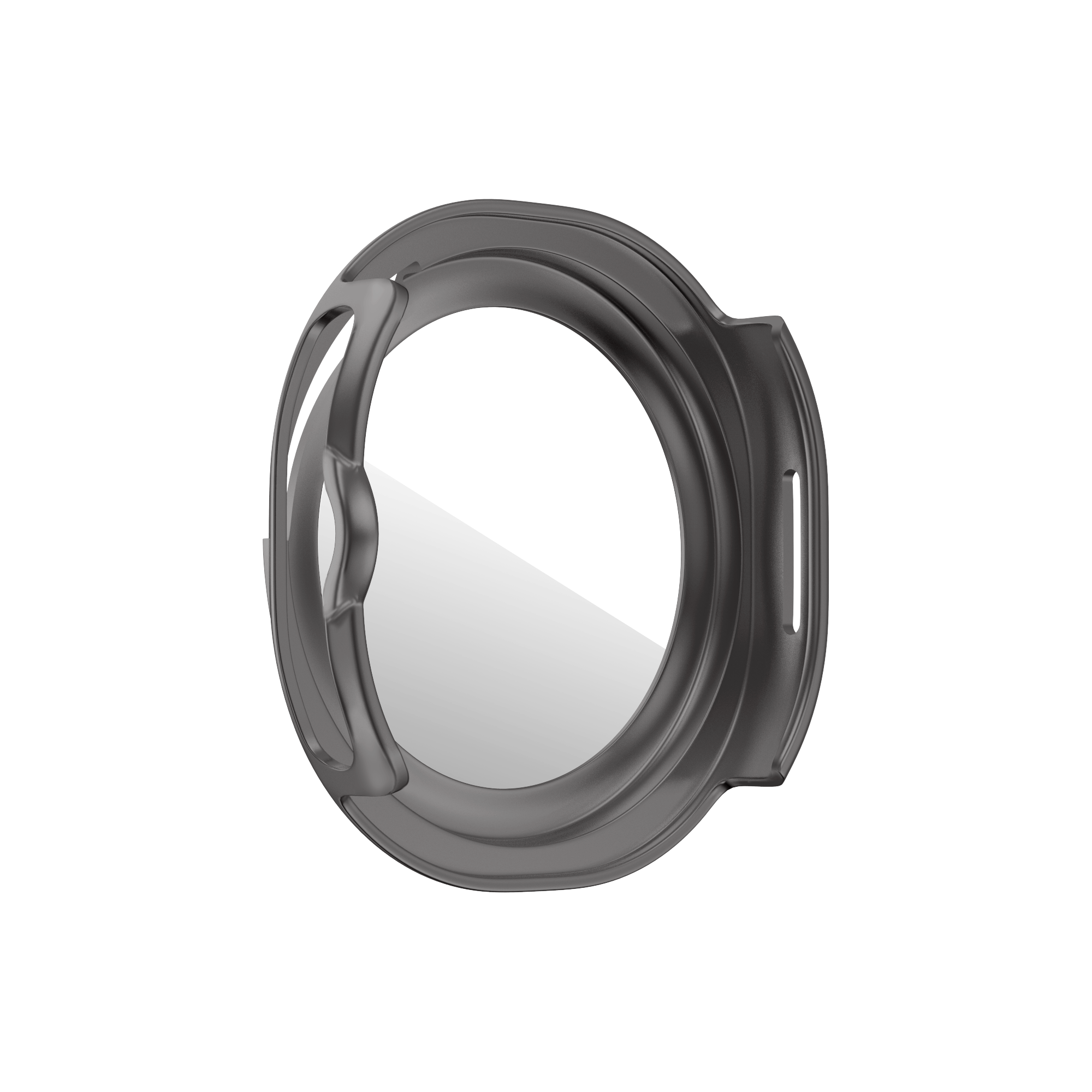 Bandz Samsung Galaxy Watch 8 Classic Bezel Cover with Glass (Titanium Grey/White)