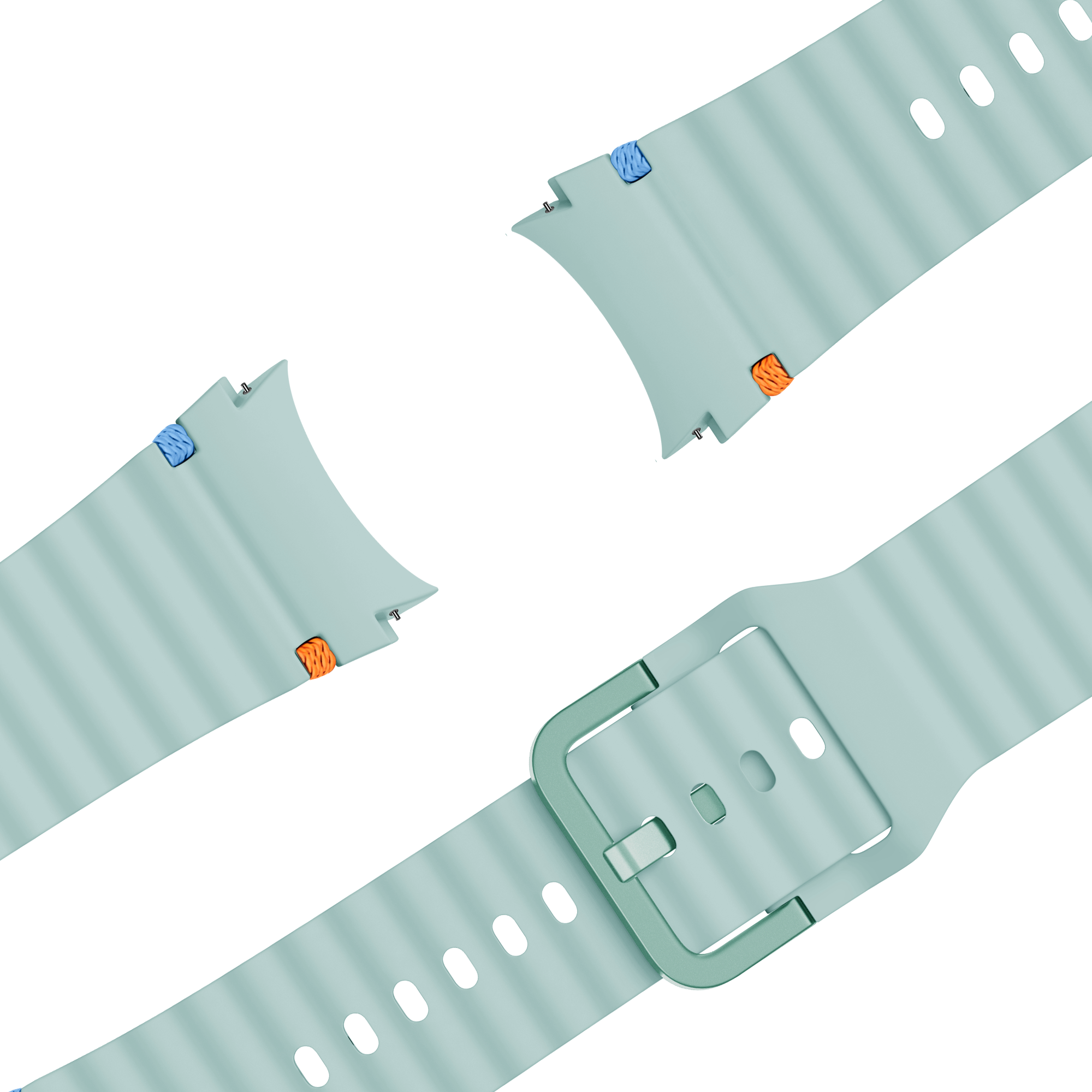 Bandz Samsung Galaxy Watch FE Wave Strap 'Easy Fit' (Mint)