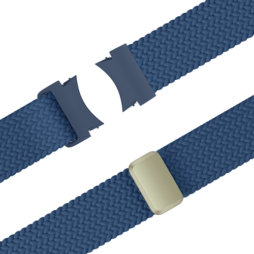 Bandz Bracelet trensé 'Easy Fit' Samsung Galaxy Watch 6 Classic - 47mm (bleu)