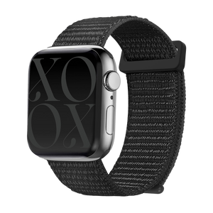 xoxo Wildhearts Apple Watch Nylon Strap (Black)