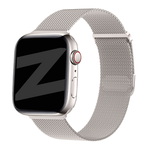 Bandz Apple Watch Milanese Loop Strap (Starlight)
