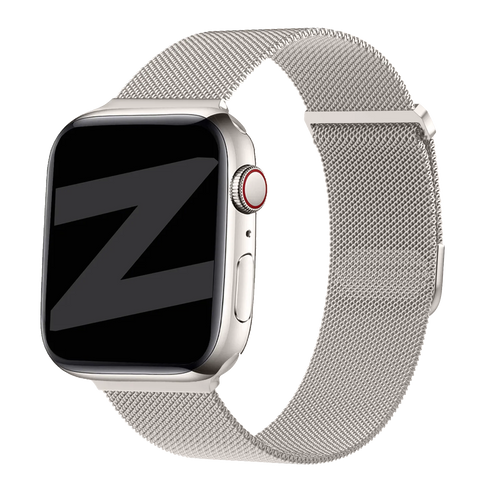 Bandz Bracelet milanais loop Apple Watch (lumière stellaire)