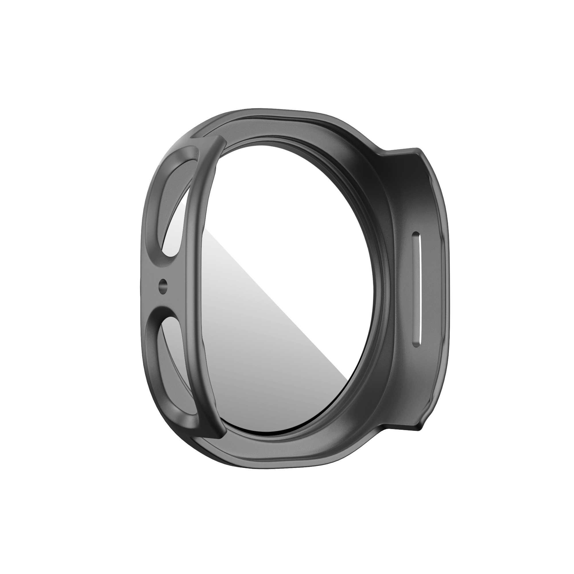 Bandz Samsung Galaxy Watch 8 - 44mm PC Cover with Glass (Titanium Grey)