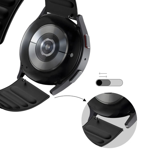 Bandz Bracelet tissé magnétique Suunto Vertical 2 (noir)