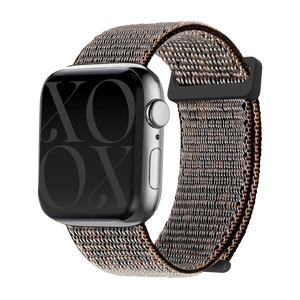 Bracelet nylon xoxo Wildhearts Apple Watch (noir léopard)