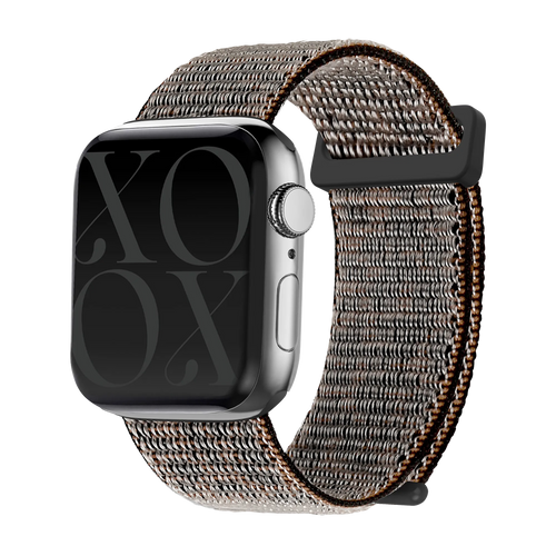 Bracelet nylon xoxo Wildhearts Apple Watch (noir léopard)