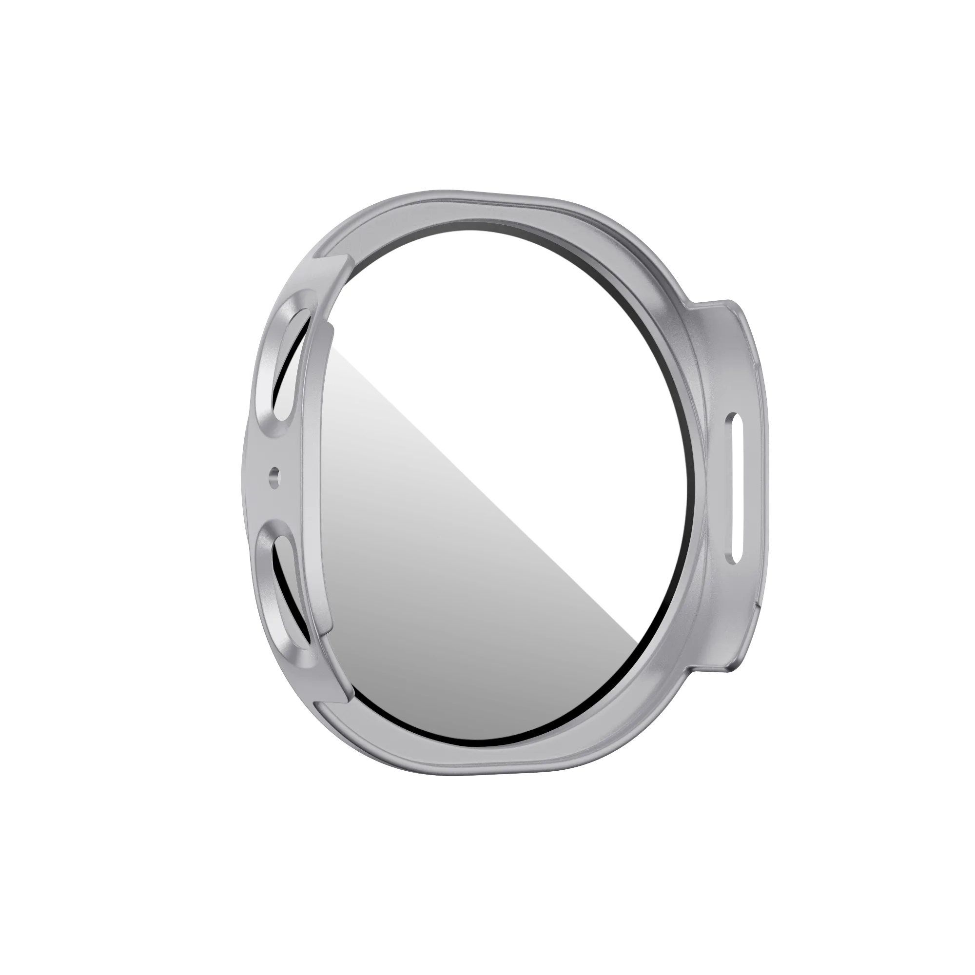 Bandz Coque PC avec verre Samsung Galaxy Watch 8 - 44mm (argent)