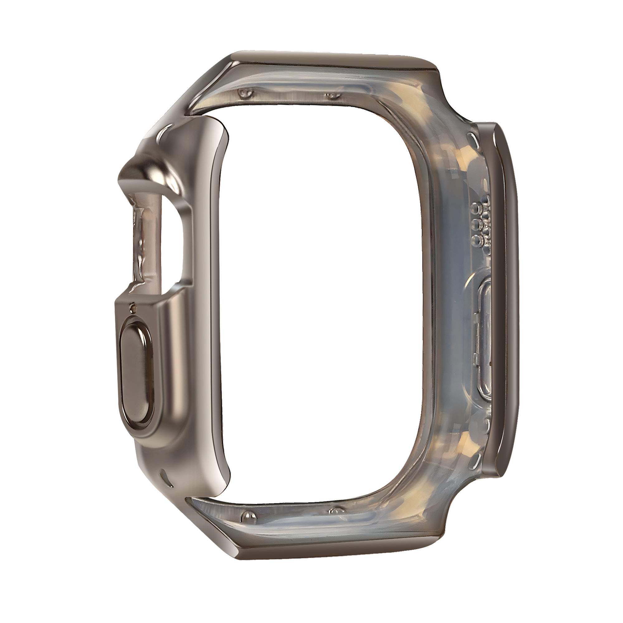 Bandz Coque TPU galvanisé Apple Watch Ultra - 49mm (titane)