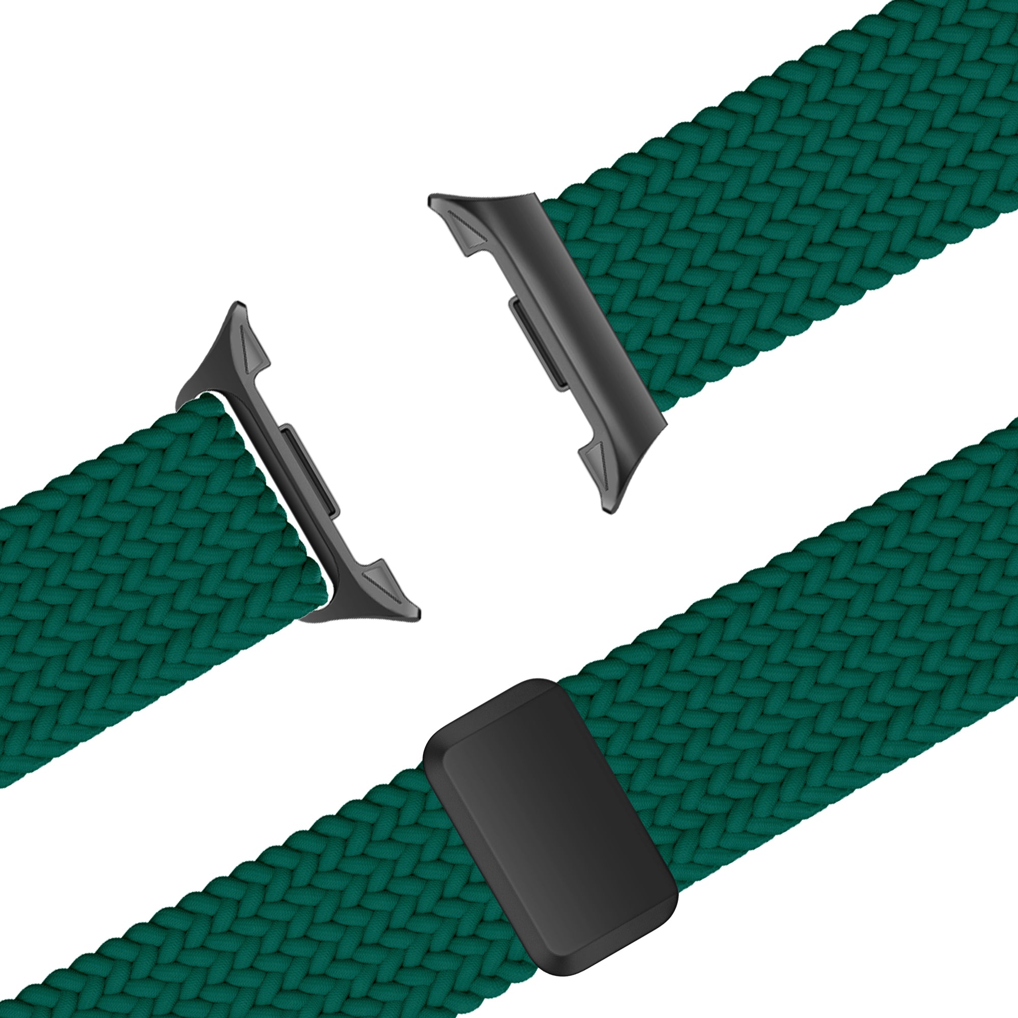 Bandz Bracelet tissé magnétique Samsung Galaxy Watch 8 - 44mm (vert)